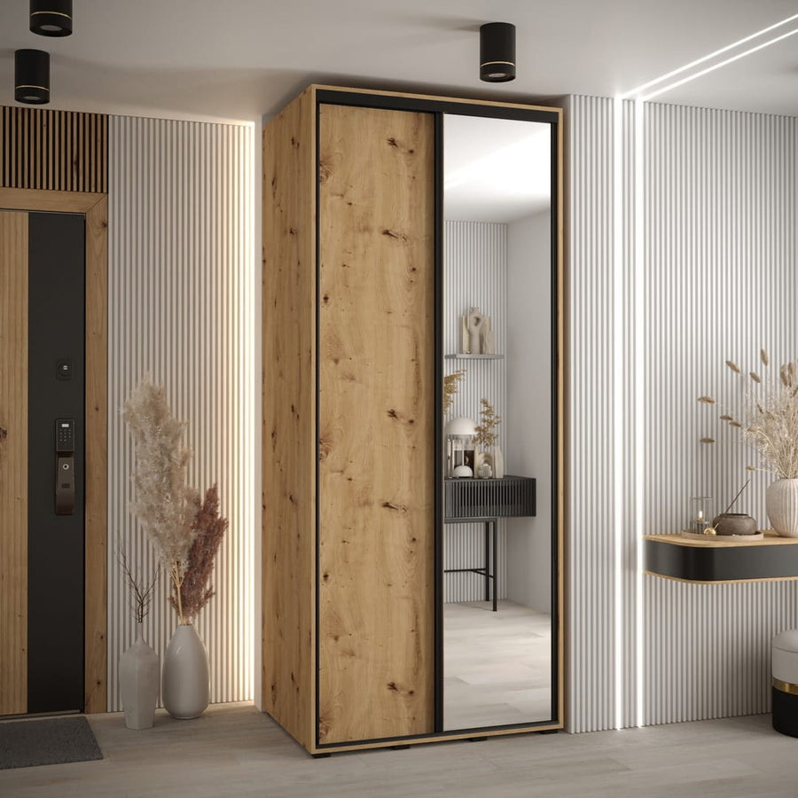Cannes III Sliding Door Wardrobe 110cm