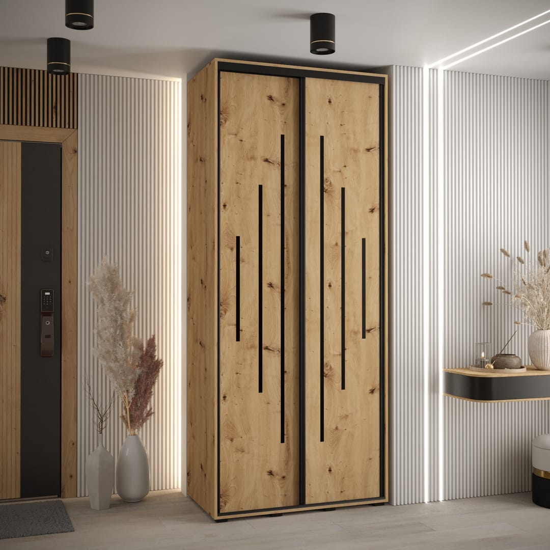 Cannes XII Sliding Door Wardrobe 120cm