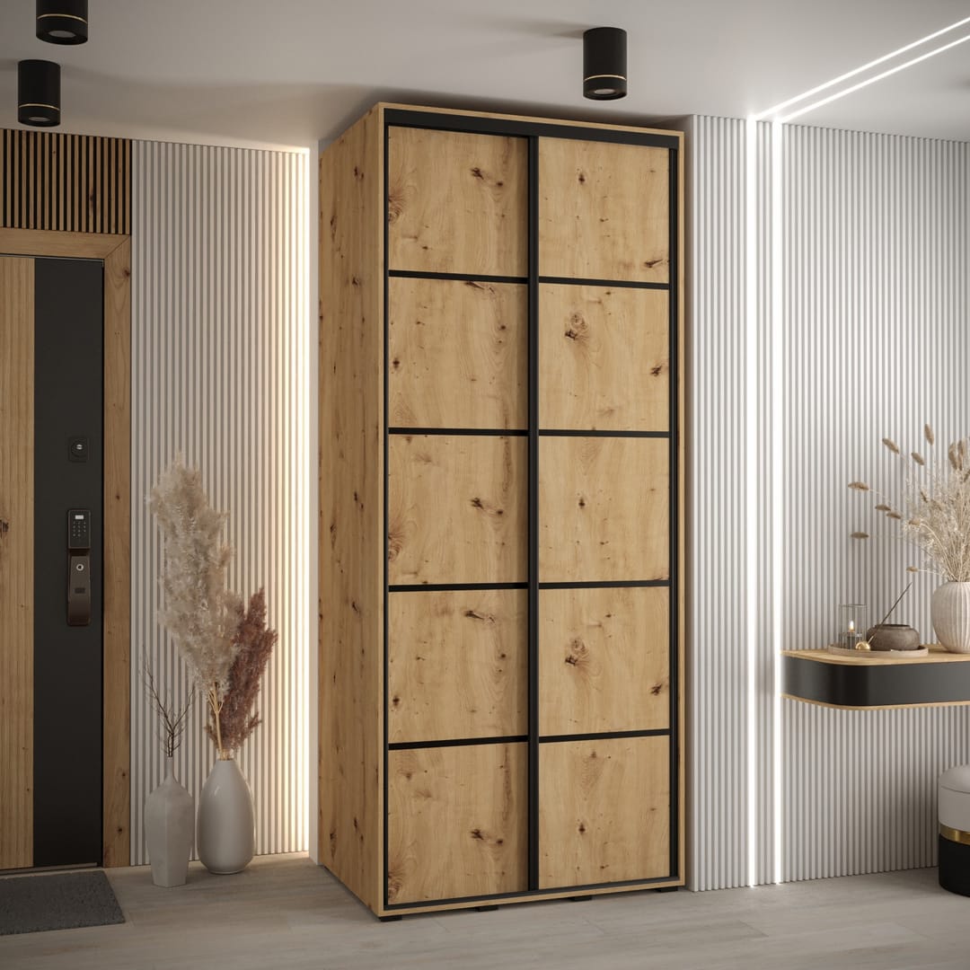 Cannes IV Sliding Door Wardrobe 120cm