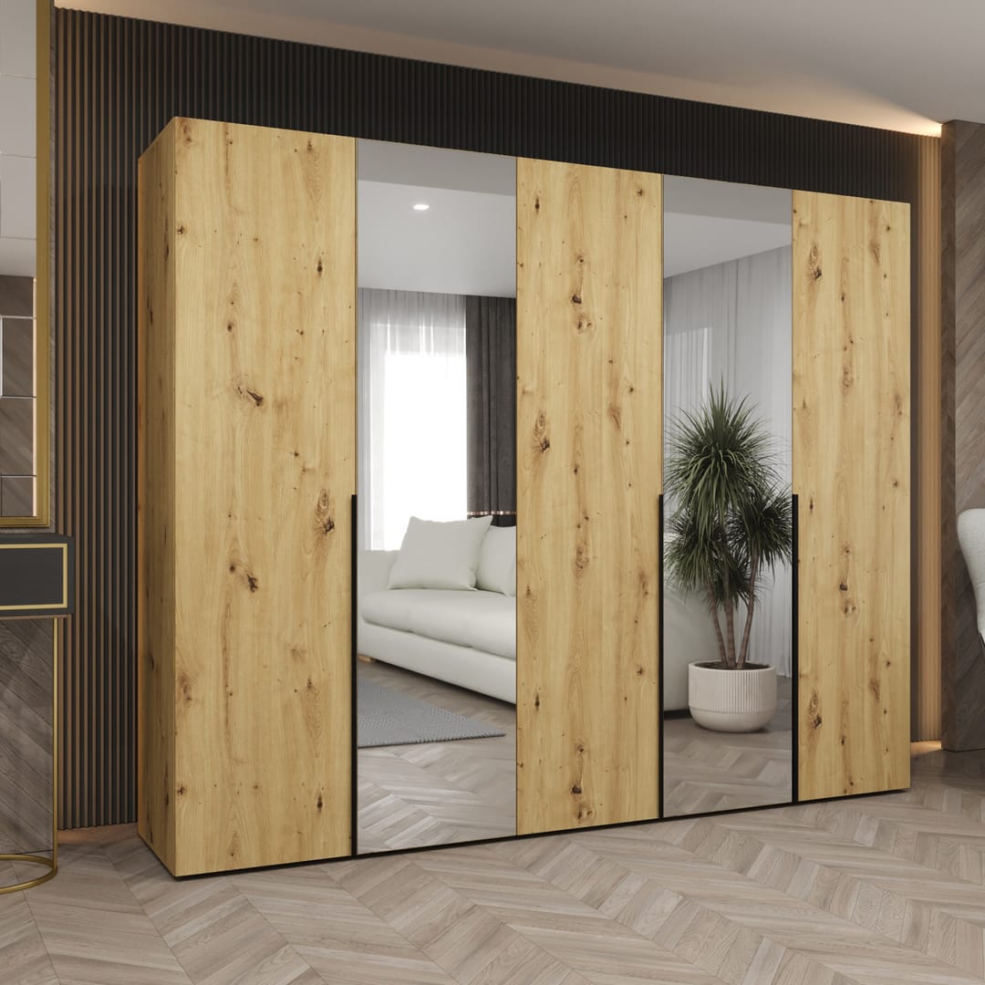 Alicante II Hinged Door Wardrobe 250cm