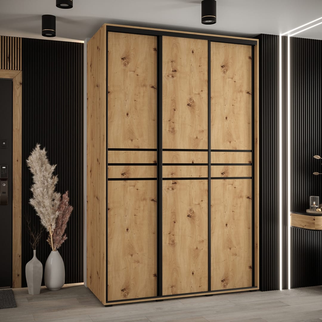 Cannes X Sliding Door Wardrobe 150cm