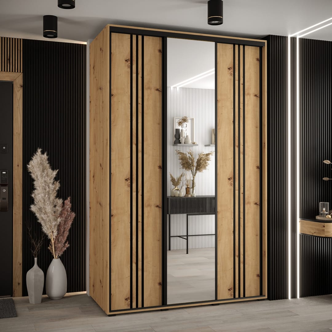 Cannes VII Sliding Door Wardrobe 150cm