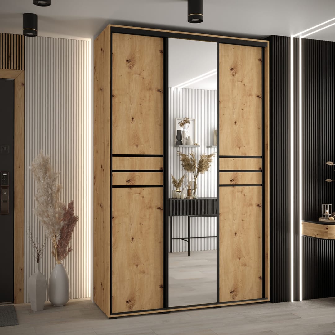 Cannes XI Sliding Door Wardrobe 150cm