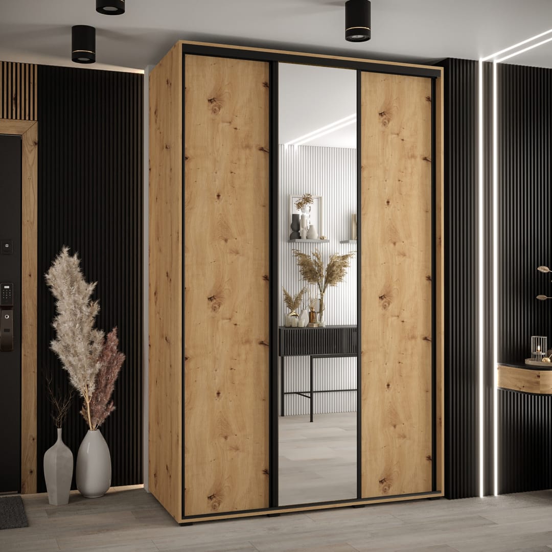 Cannes III Sliding Door Wardrobe 160cm