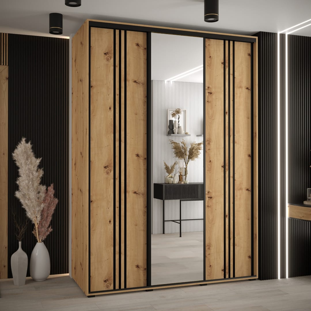 Cannes VII Sliding Door Wardrobe 170cm