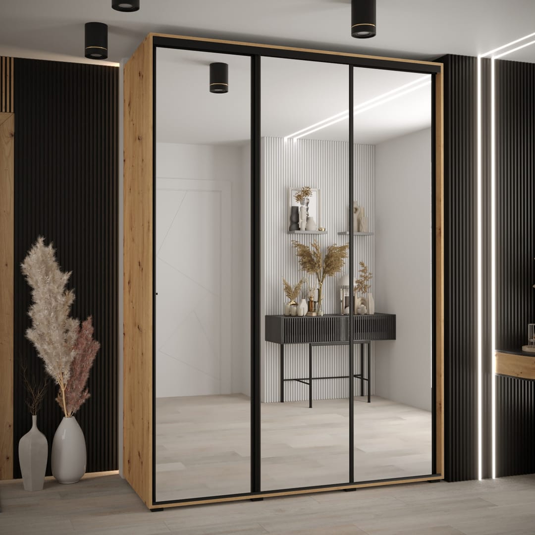 Cannes II Sliding Door Wardrobe 170cm