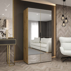 Marbella III Hinged Door Wardrobe 100cm - product image 6