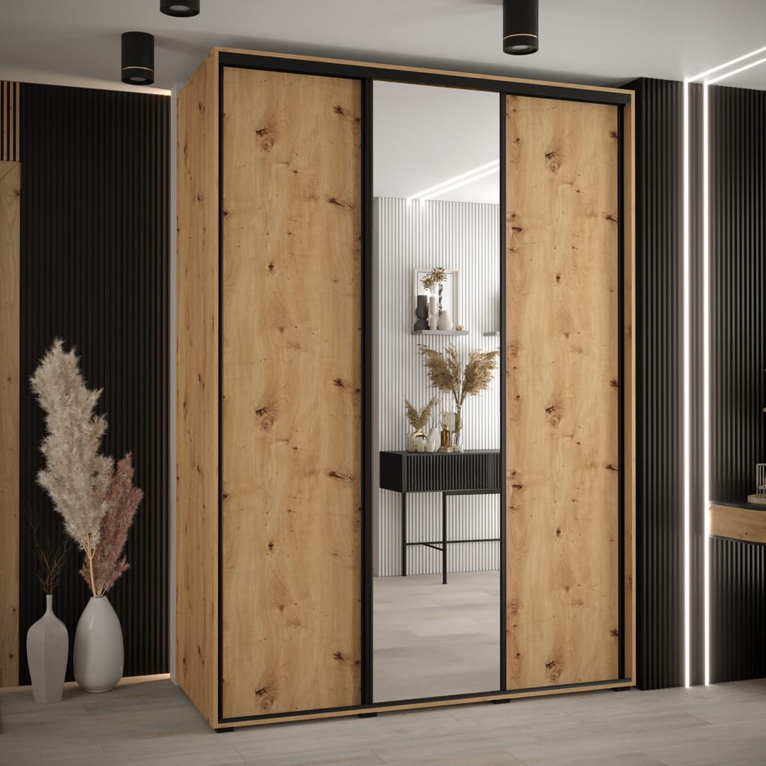 Cannes III Sliding Door Wardrobe 180cm