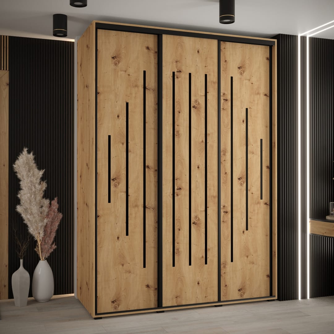 Cannes XII Sliding Door Wardrobe 180cm