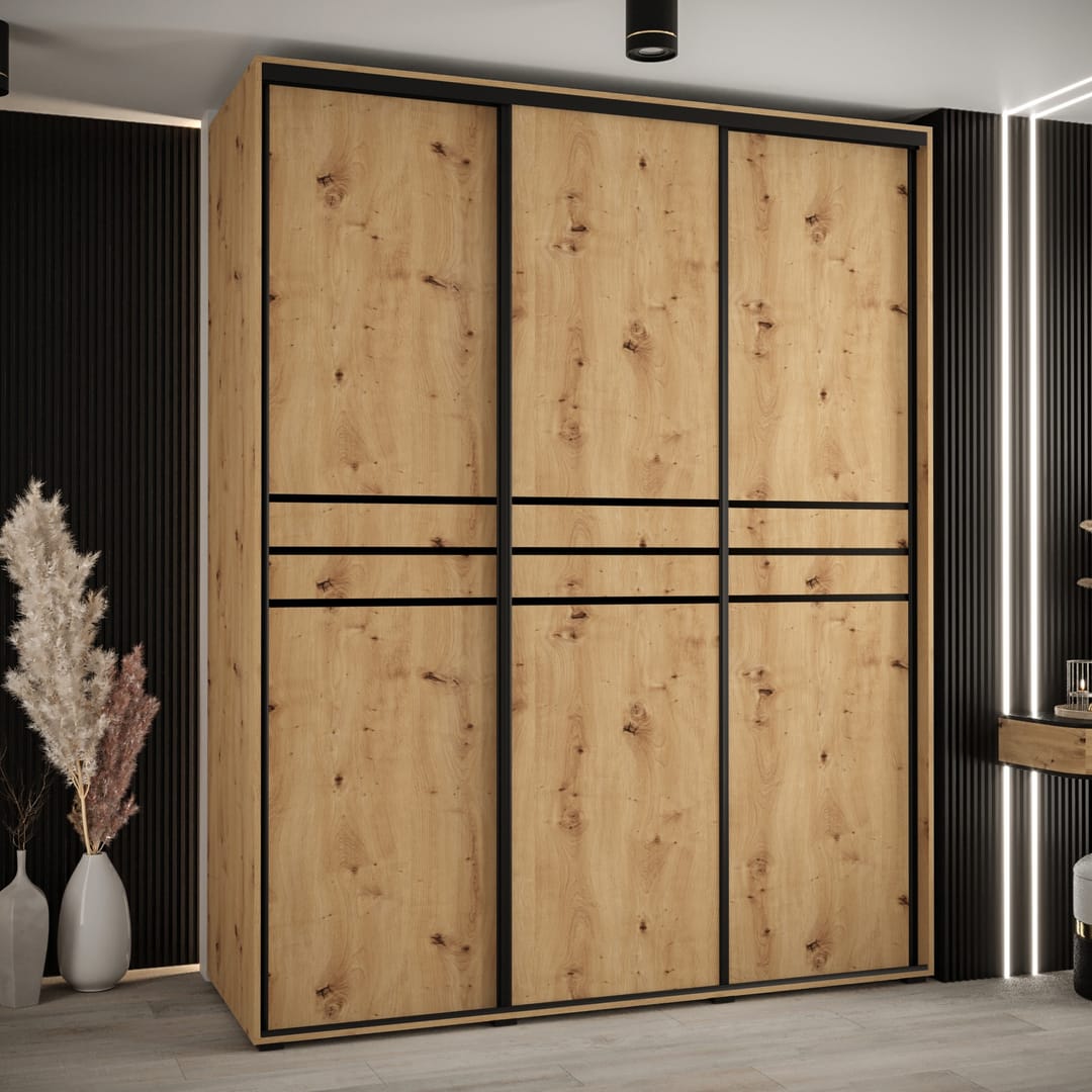 Cannes X Sliding Door Wardrobe 190cm