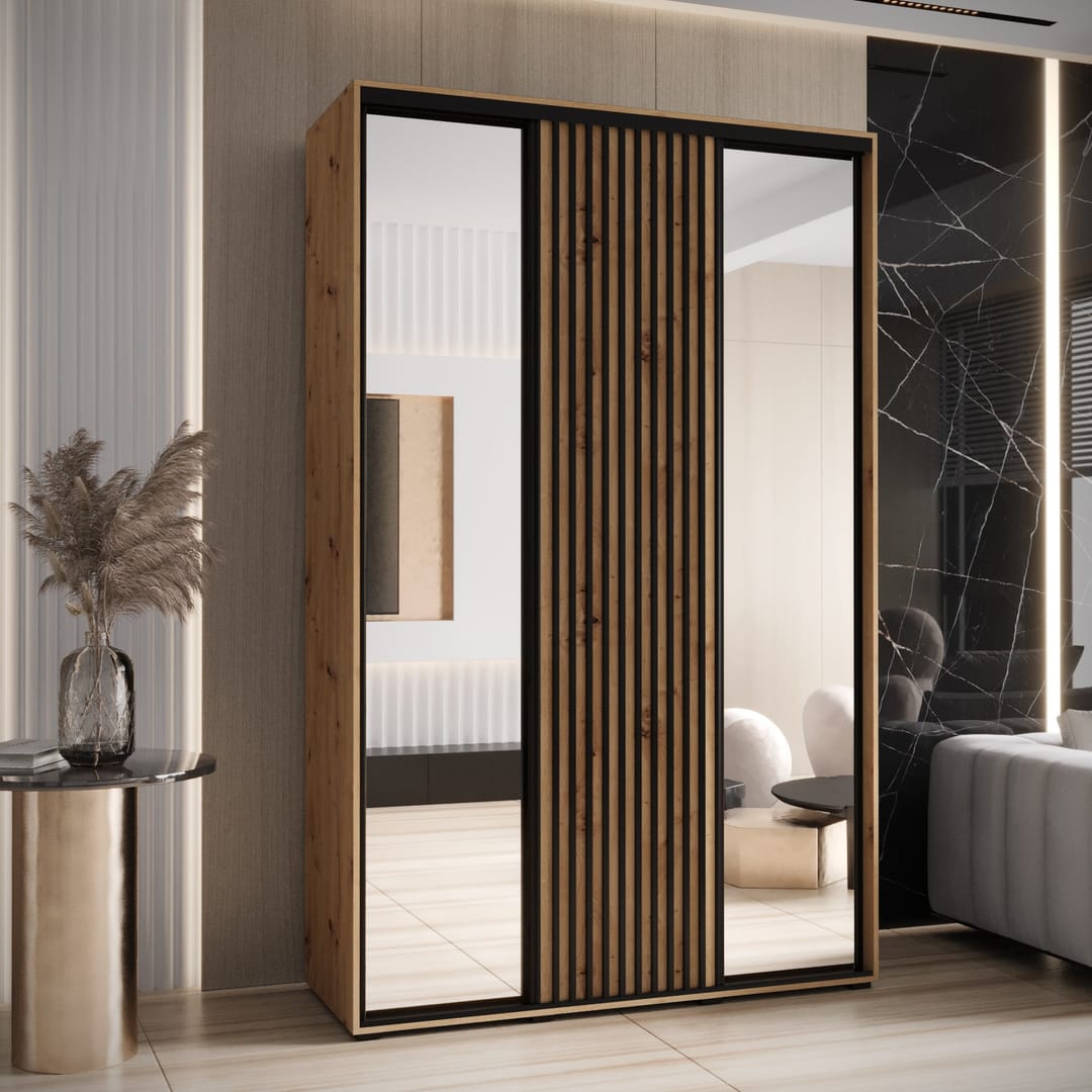 Sapporo II Sliding Door Wardrobe 150cm