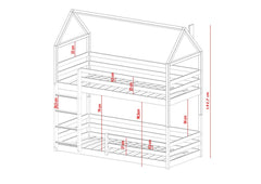 Wooden Bunk Bed Axel