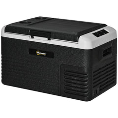 Outsunny 30L Portable Car Refrigerator - Grey and Black