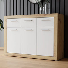Baccio Sideboard Cabinet 118cm in Oak Artisan