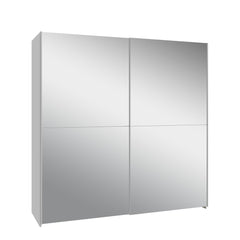 Ballara Sliding Door Wardrobe 190cm in White
