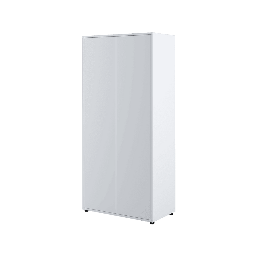 Bed Concept BC-20 Hinged Door Wardrobe 101cm in White Matt
