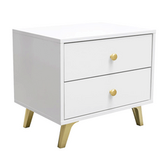 Bedside Table HUDSON White