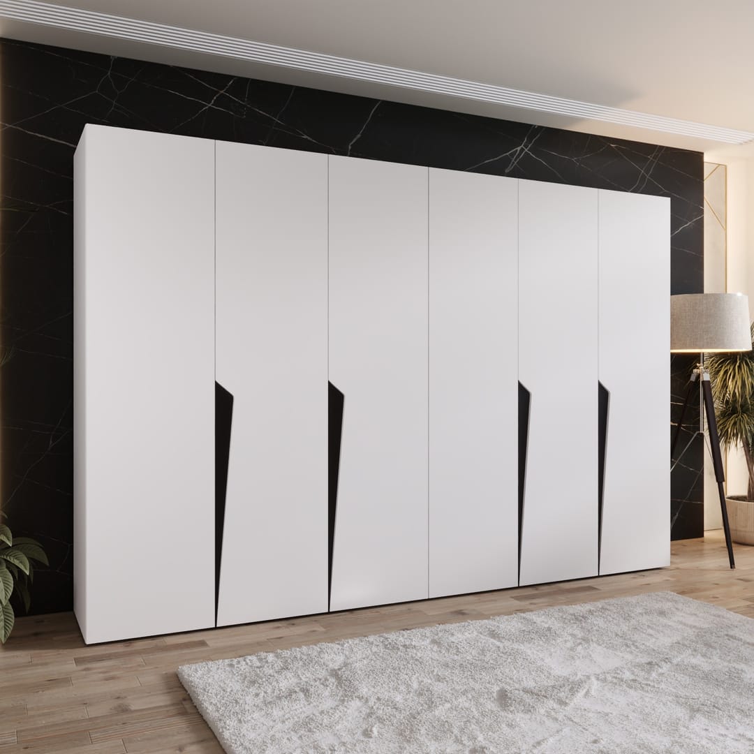 Piano I Hinged Door Wardrobe 300cm - product image 3