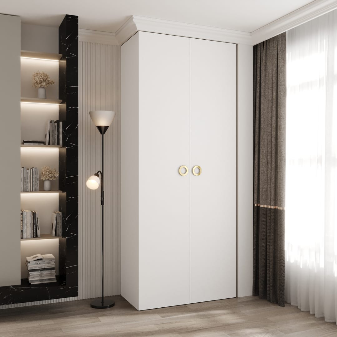 Como I Hinged Door Wardrobe 100cm
