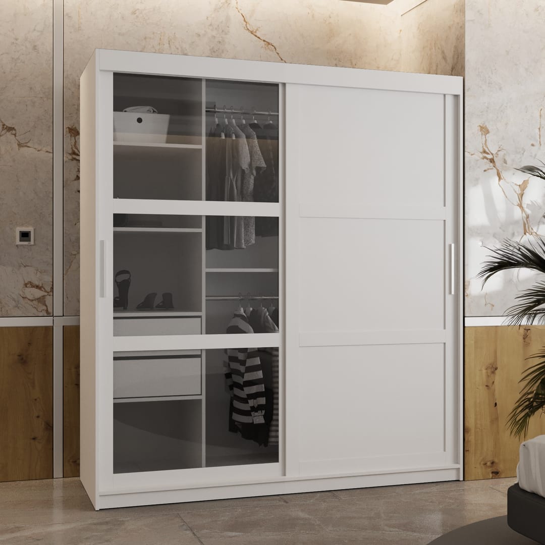 Parma III Sliding Door Wardrobe 180cm