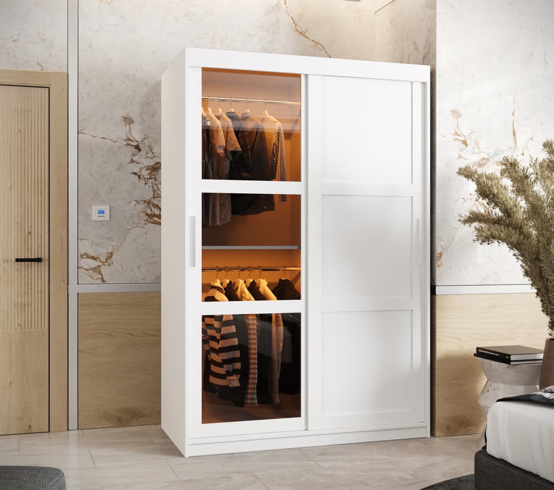 Parma III Sliding Door Wardrobe 120cm - product image 11
