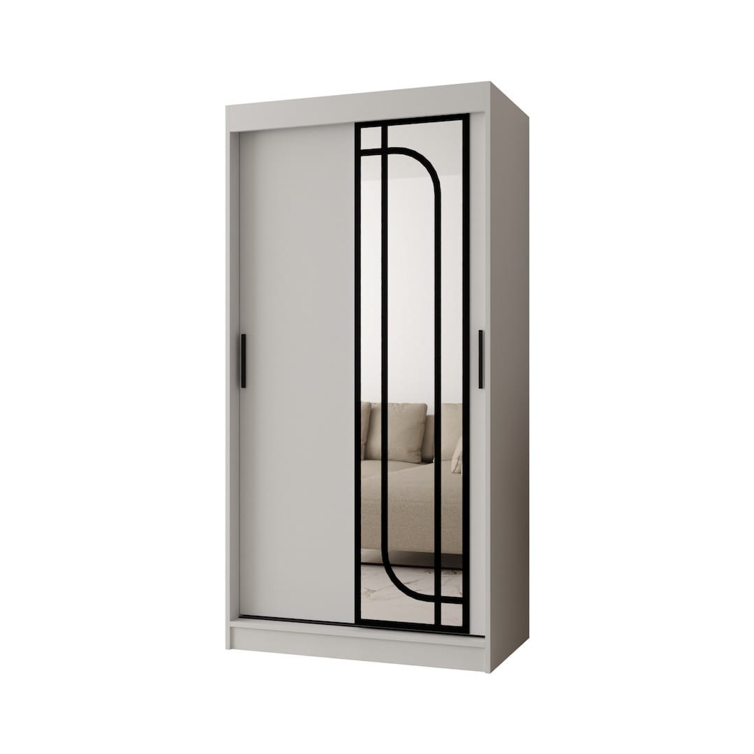 Alabama Sliding Door Wardrobe 100cm