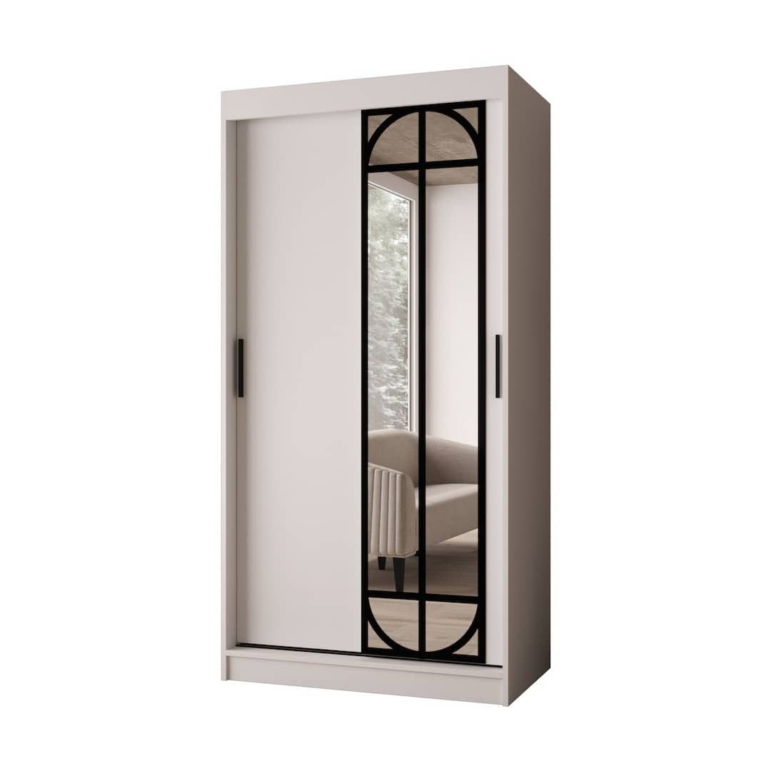 Lugo Sliding Door Wardrobe 100cm