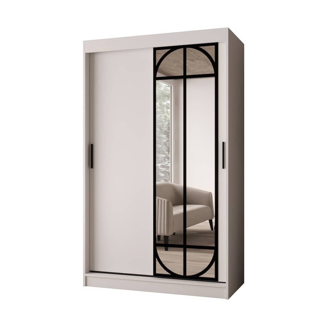 Lugo Sliding Door Wardrobe 120cm