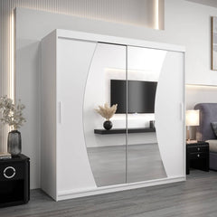 Wave Sliding Door Wardrobe 200cm