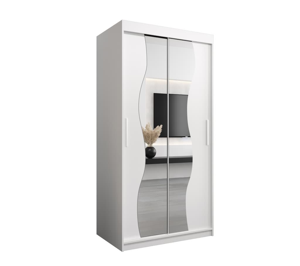 Madrid Sliding Door Wardrobe 100cm