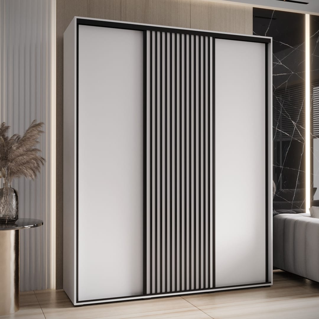 Sapporo I Sliding Door Wardrobe 190cm