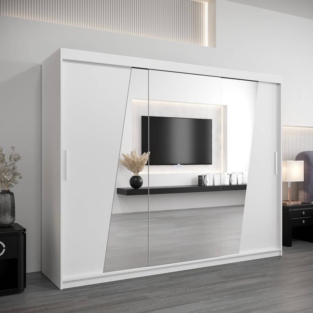 Rhomb Sliding Door Wardrobe 250cm