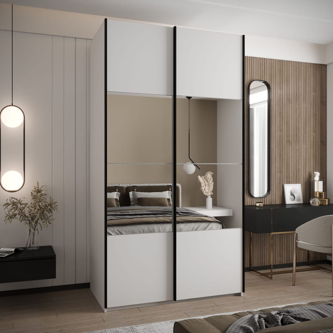 Trosa IV Sliding Door Wardrobe 130cm