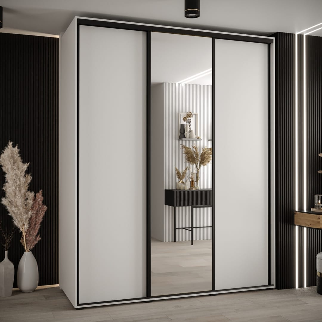 Cannes III Sliding Door Wardrobe 200cm