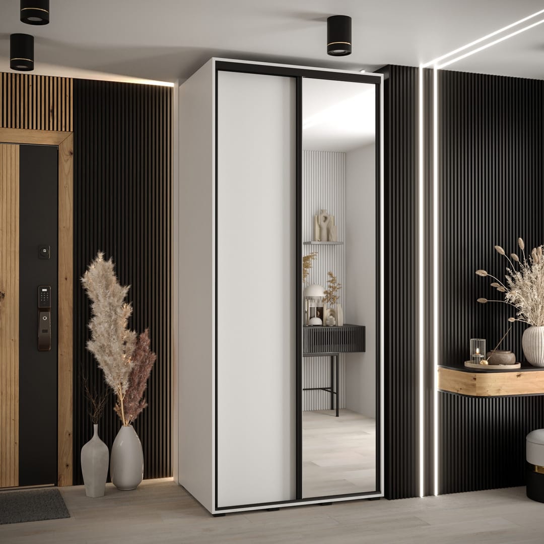 Cannes III Sliding Door Wardrobe 110cm