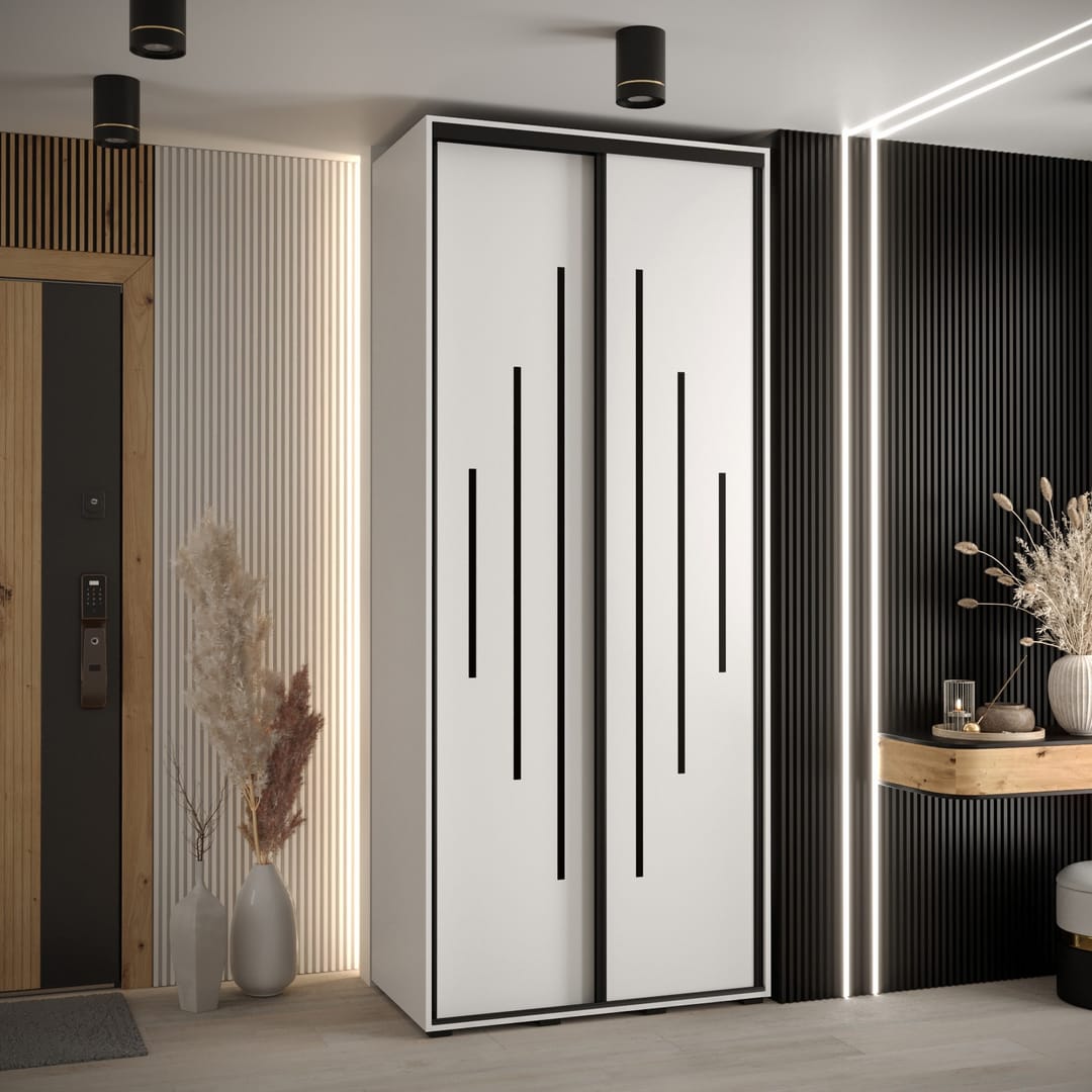Cannes XII Sliding Door Wardrobe 110cm