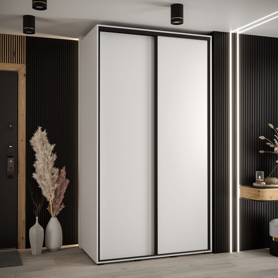 Cannes I Sliding Door Wardrobe 130cm