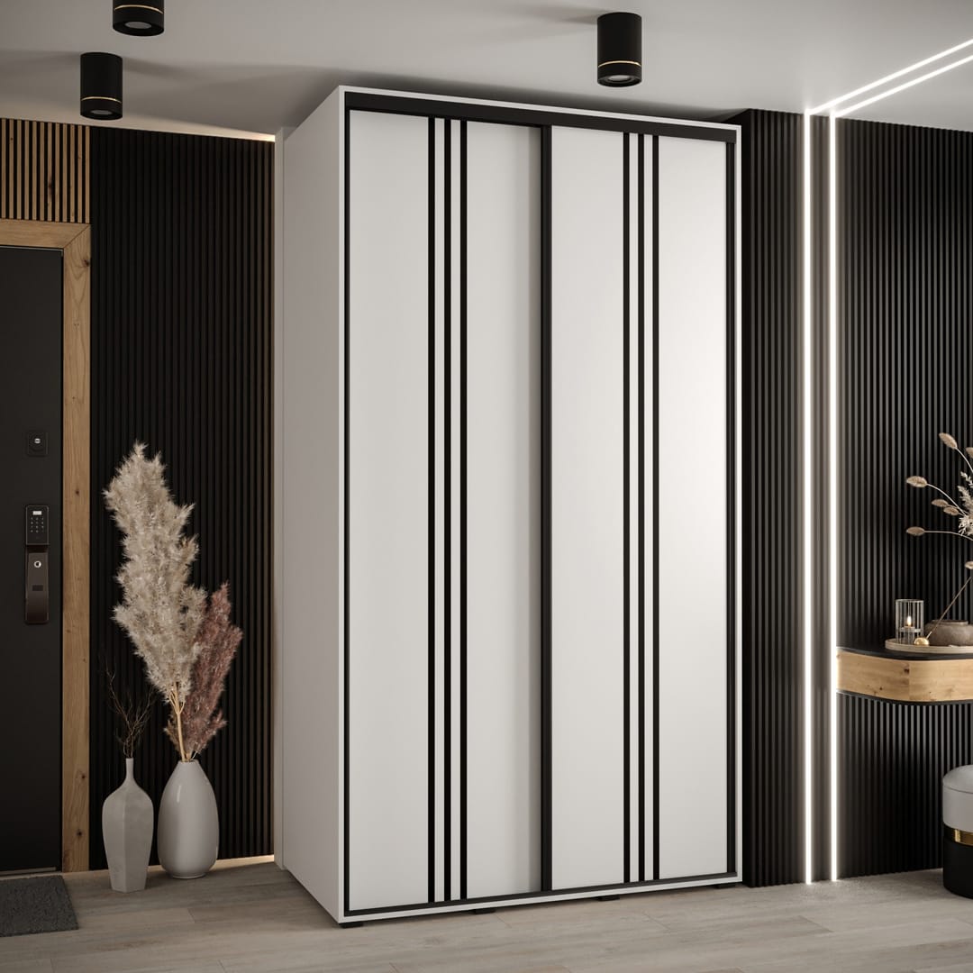 Cannes VI Sliding Door Wardrobe 140cm