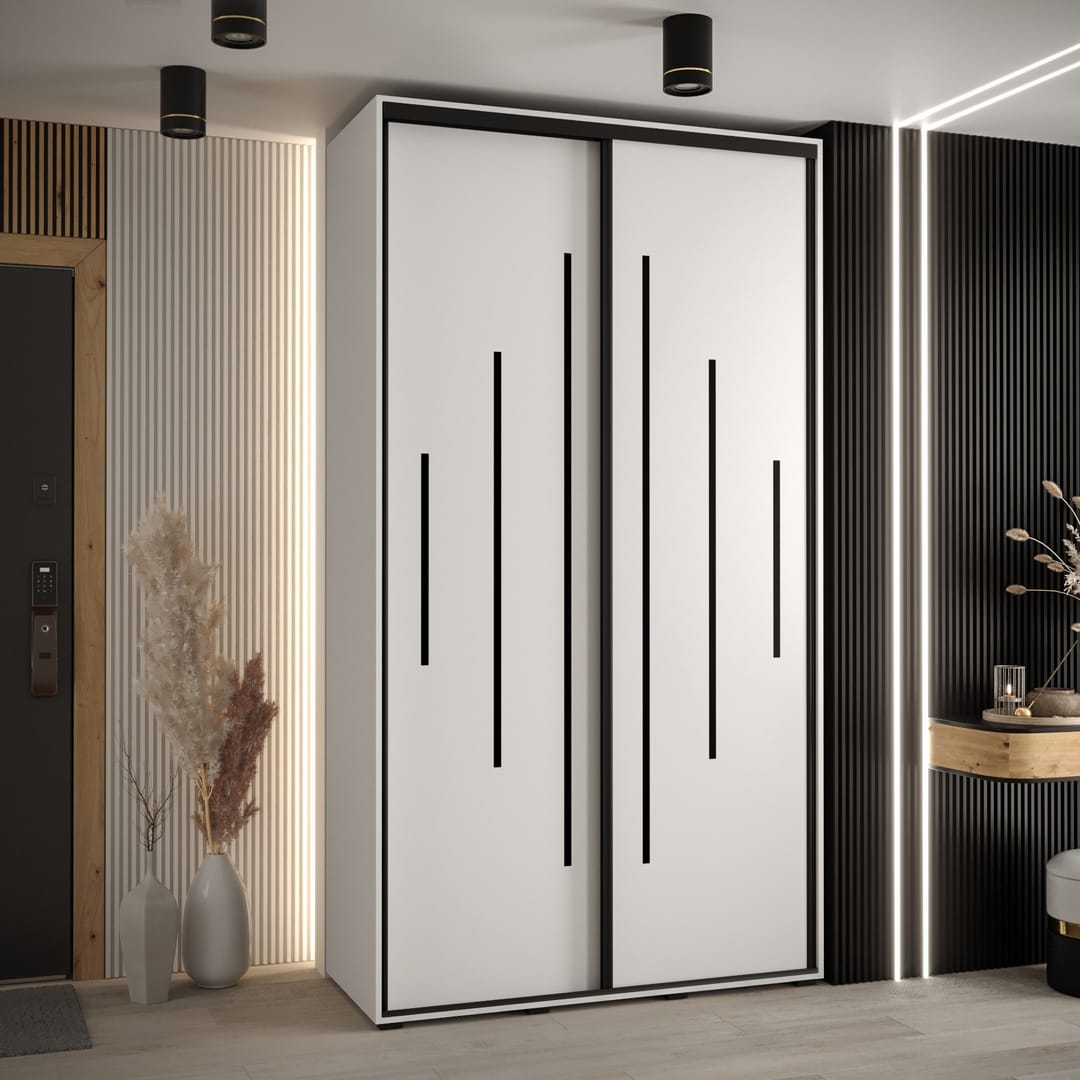 Cannes XII Sliding Door Wardrobe 140cm