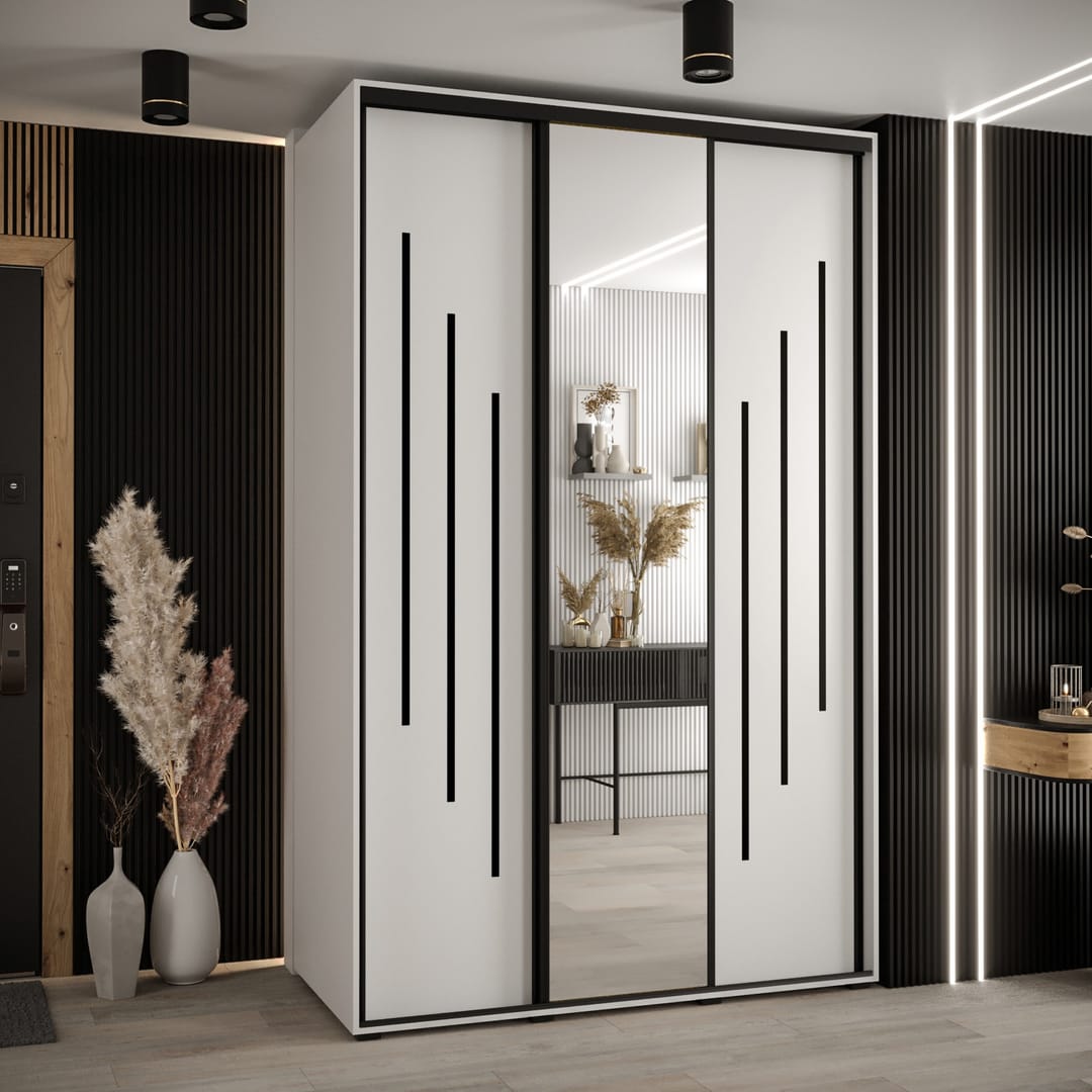 Cannes IX Sliding Door Wardrobe 150cm