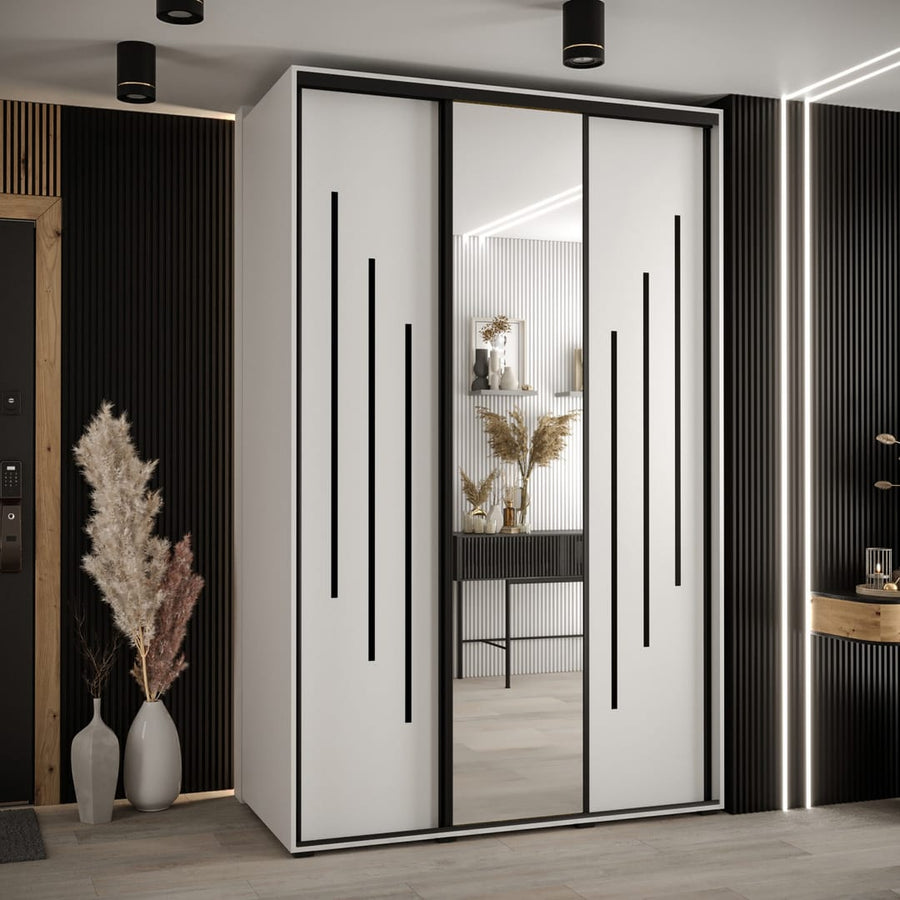 Cannes IX Sliding Door Wardrobe 150cm