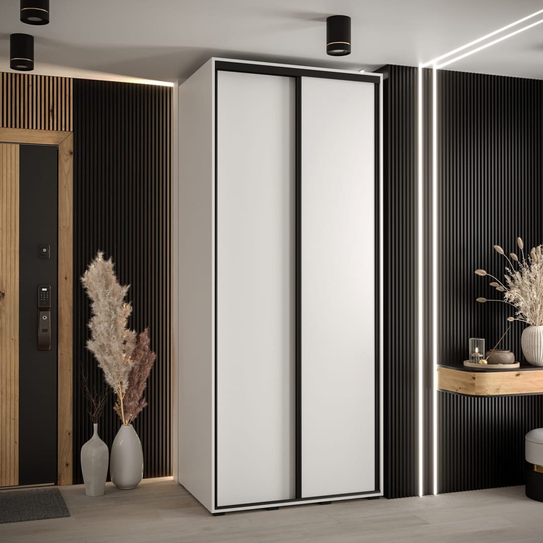 Cannes I Sliding Door Wardrobe 100cm