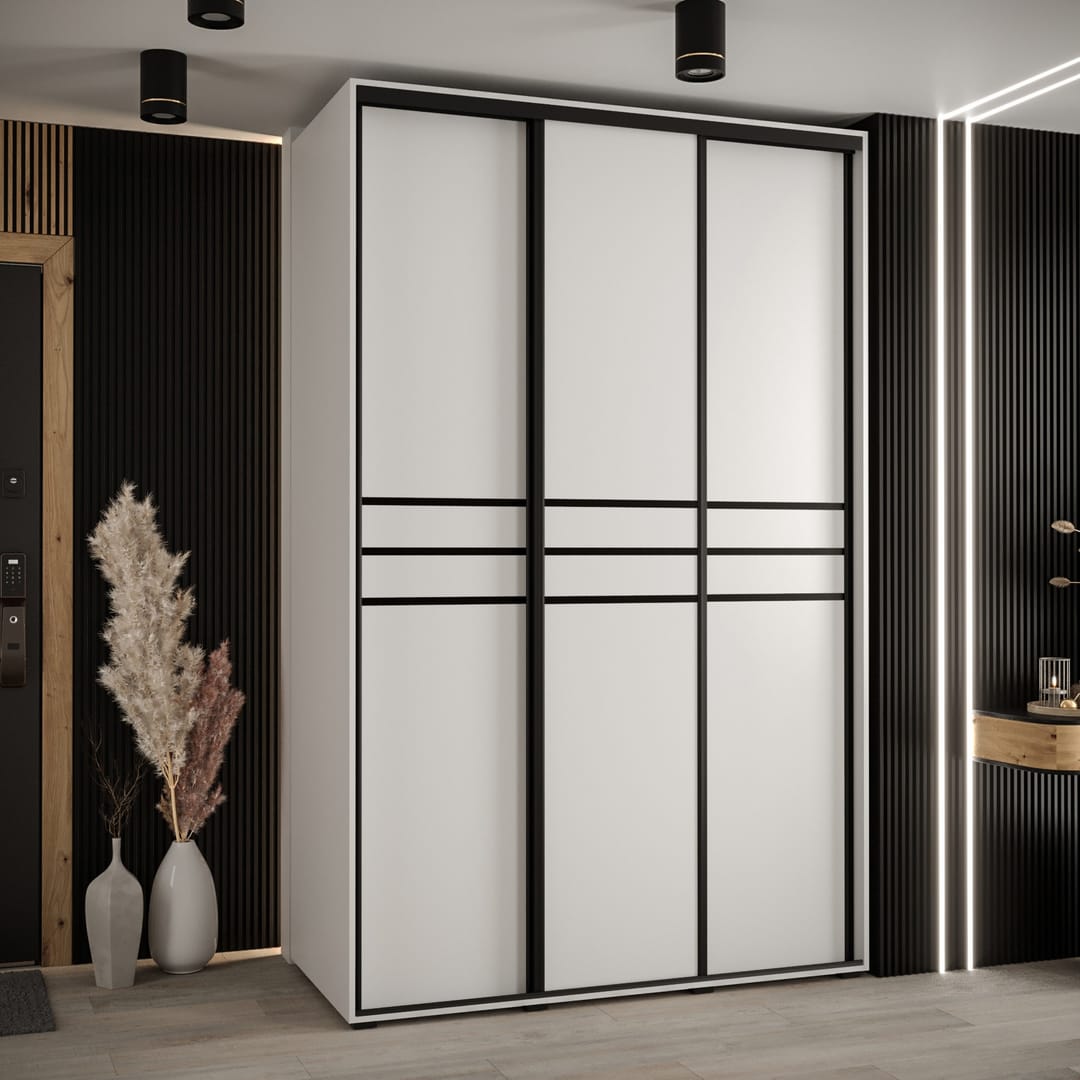 Cannes X Sliding Door Wardrobe 160cm