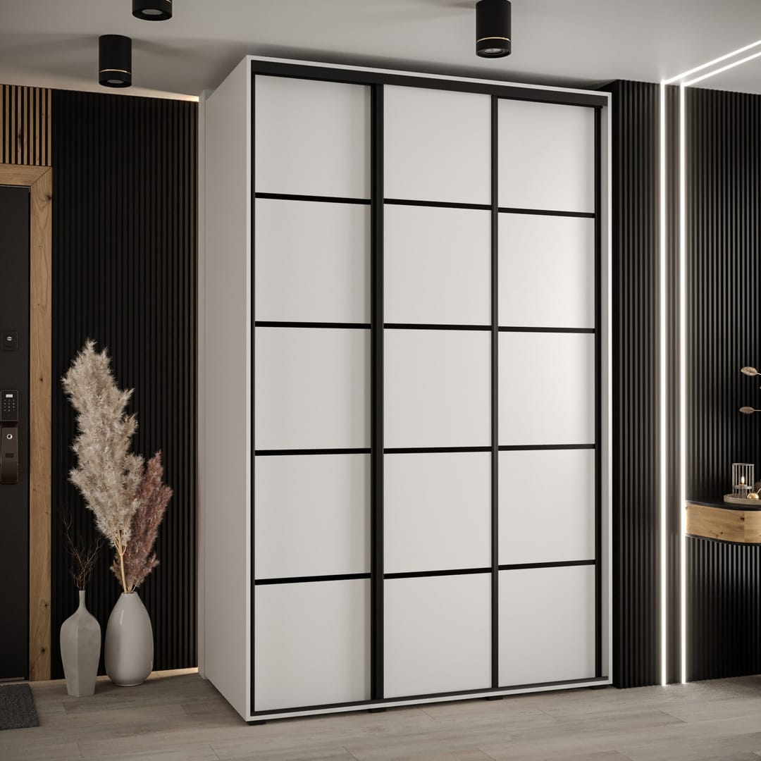 Cannes IV Sliding Door Wardrobe 160cm