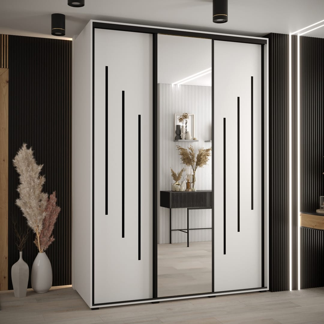 Cannes IX Sliding Door Wardrobe 170cm