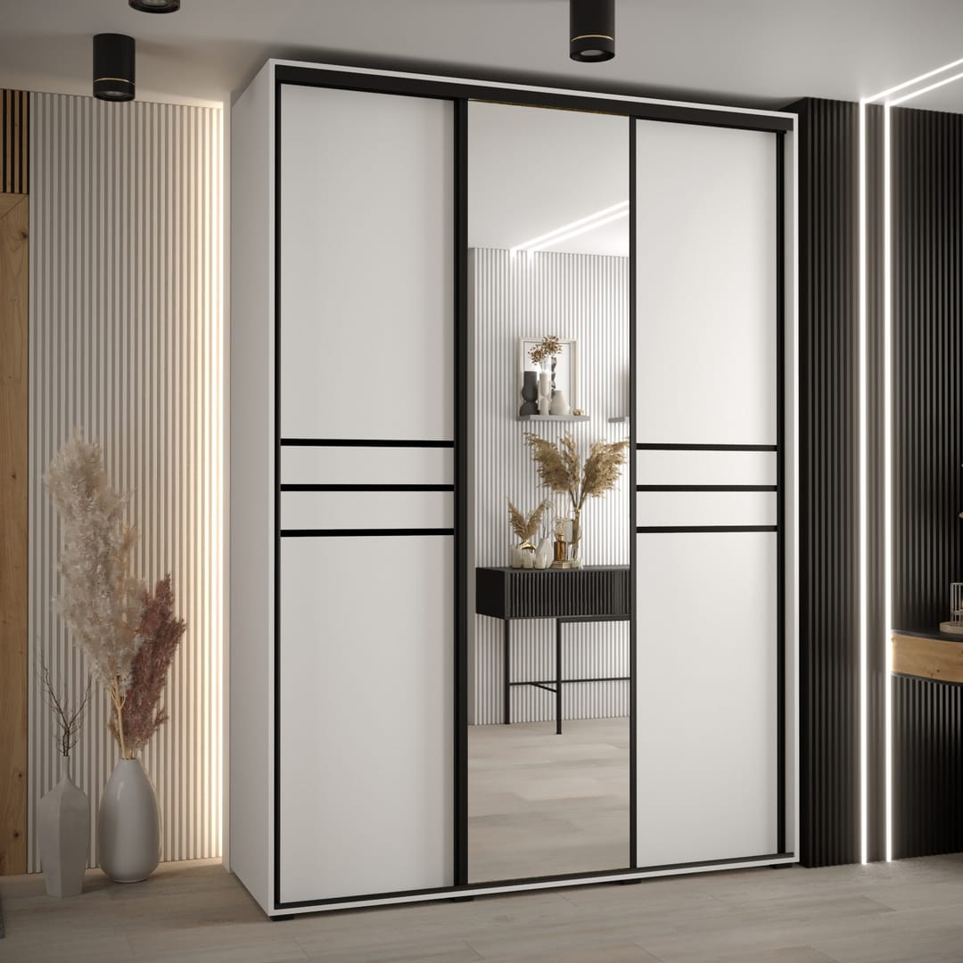 Cannes XI Sliding Door Wardrobe 180cm