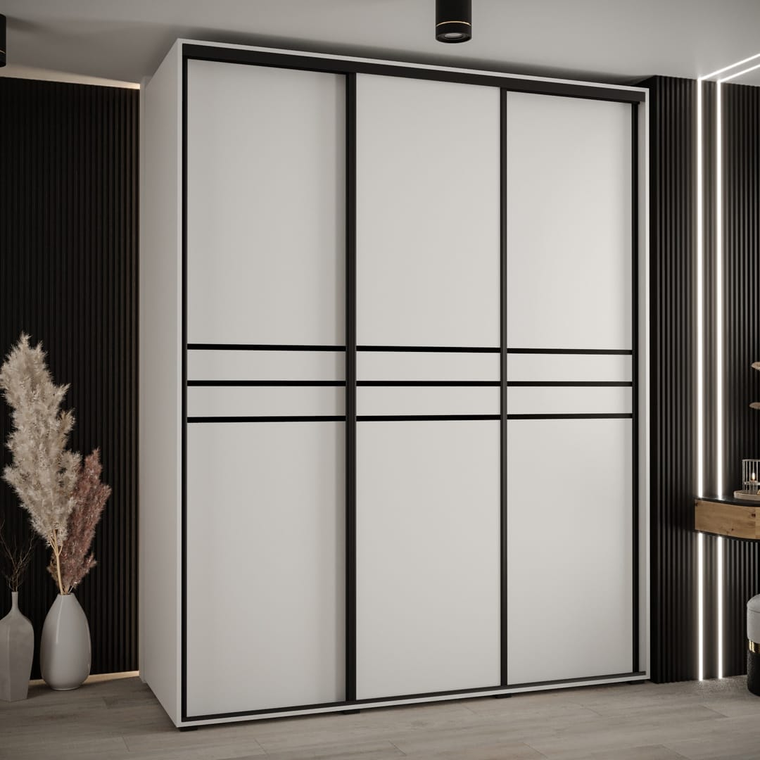 Cannes X Sliding Door Wardrobe 190cm