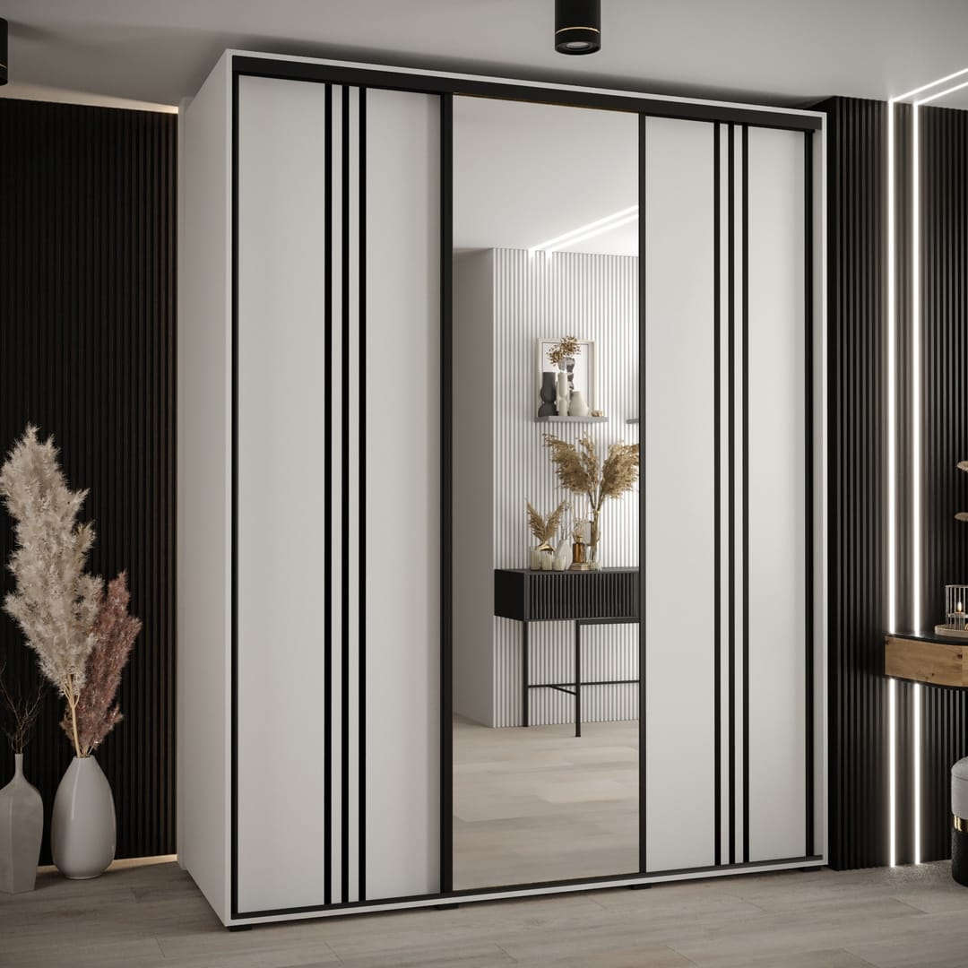 Cannes VII Sliding Door Wardrobe 190cm