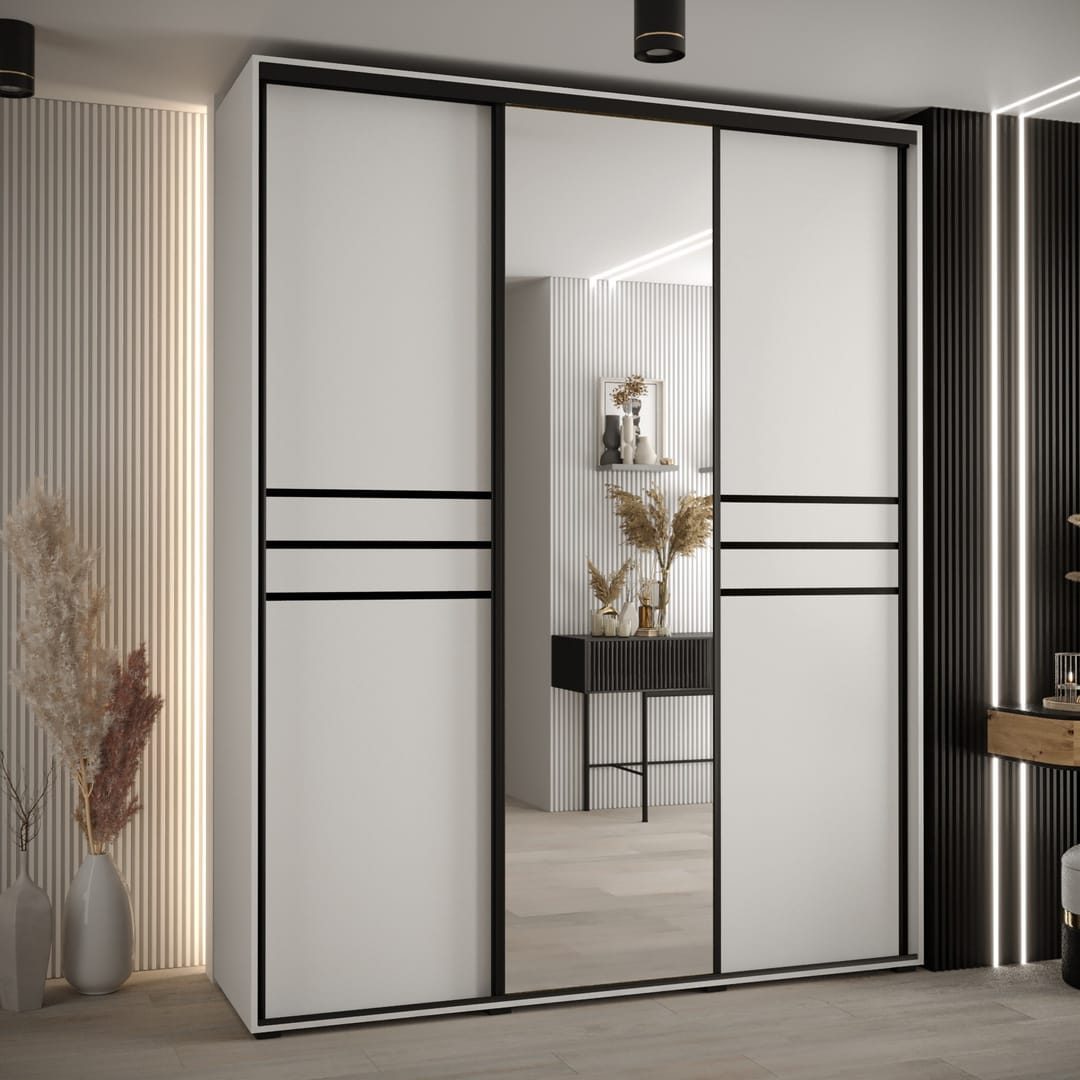 Cannes XI Sliding Door Wardrobe 190cm