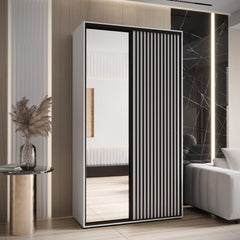 Sapporo II Sliding Door Wardrobe 130cm